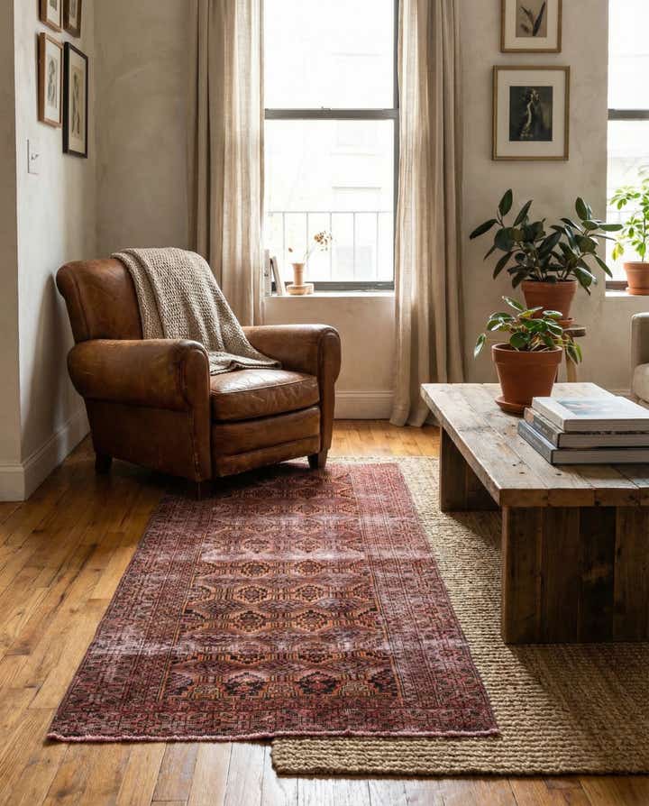 3' x 6' Hand Knotted Ultra Vintage Persian Wool Runner Rug