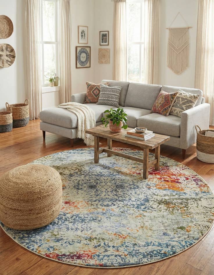 Detail image of 8' x 8' Havana Round Rug