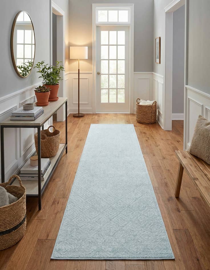Detail image of 2' 7 x 12'  Washable Sabrina Soto Indoor / Outdoor Runner Rug