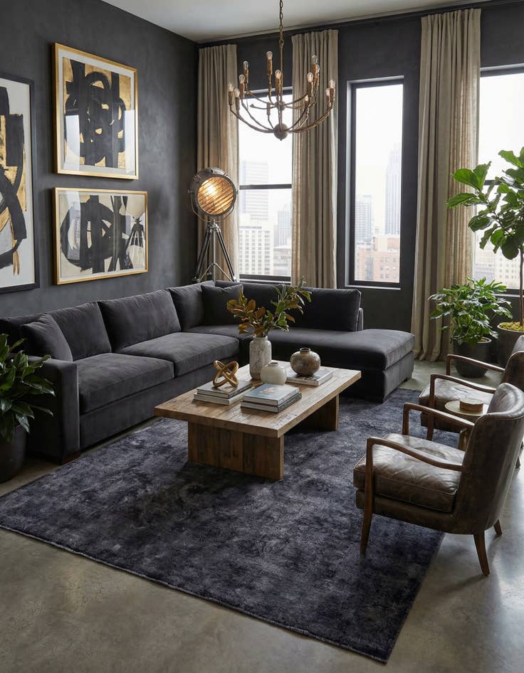 Detail image of 6' 8 x 9' 8  Hand Knotted Ultra Vintage Persian Wool Rug