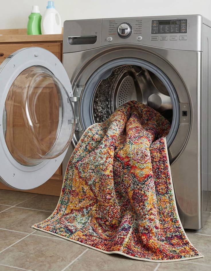 Detail image of 2' 7 x 10'  Washable Alta Runner Rug