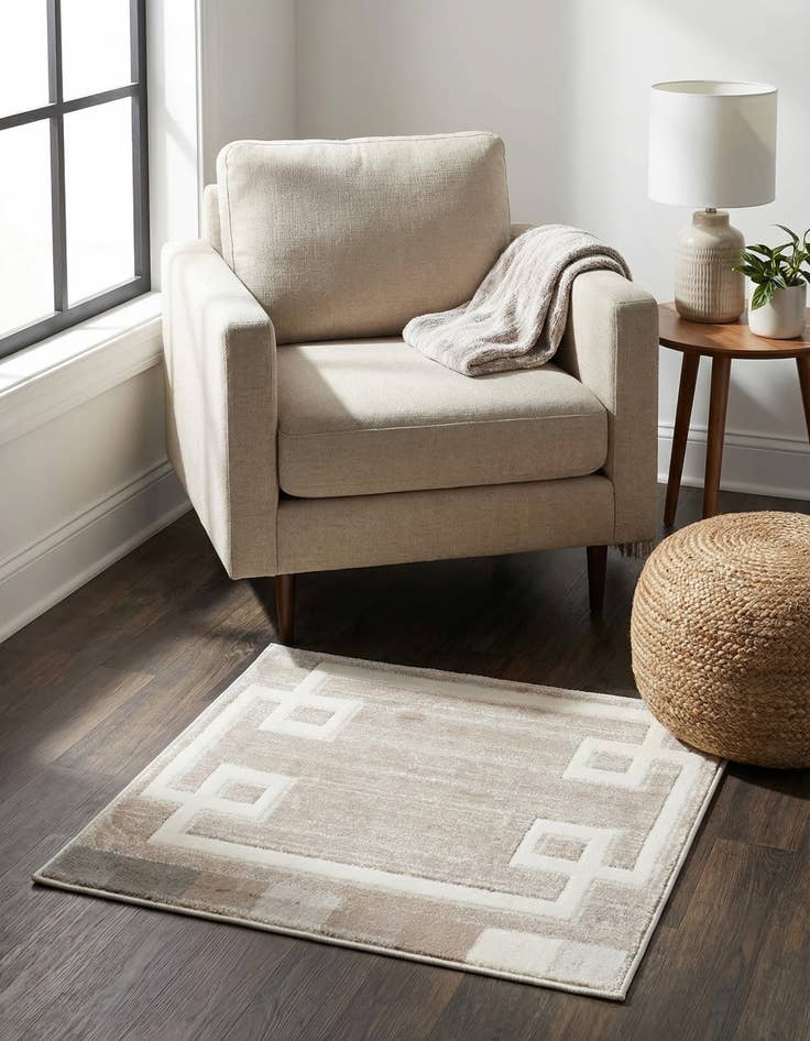 Detail image of Jill Zarin 1' 8 x 1' 8 Uptown Lenox Hill Sample Rug