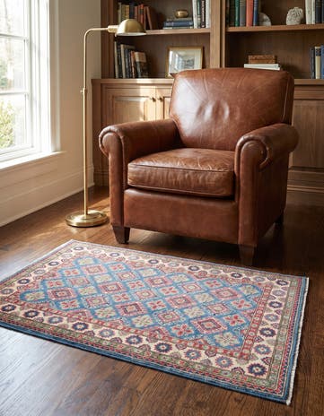 3' 11 x 5' 6 Hand Knotted Kazak Rug