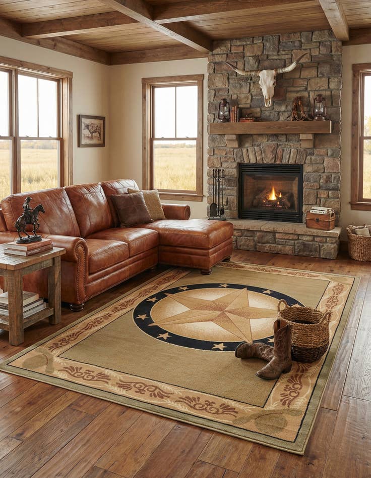 Detail image of 6' x 9' Pioneer Rug