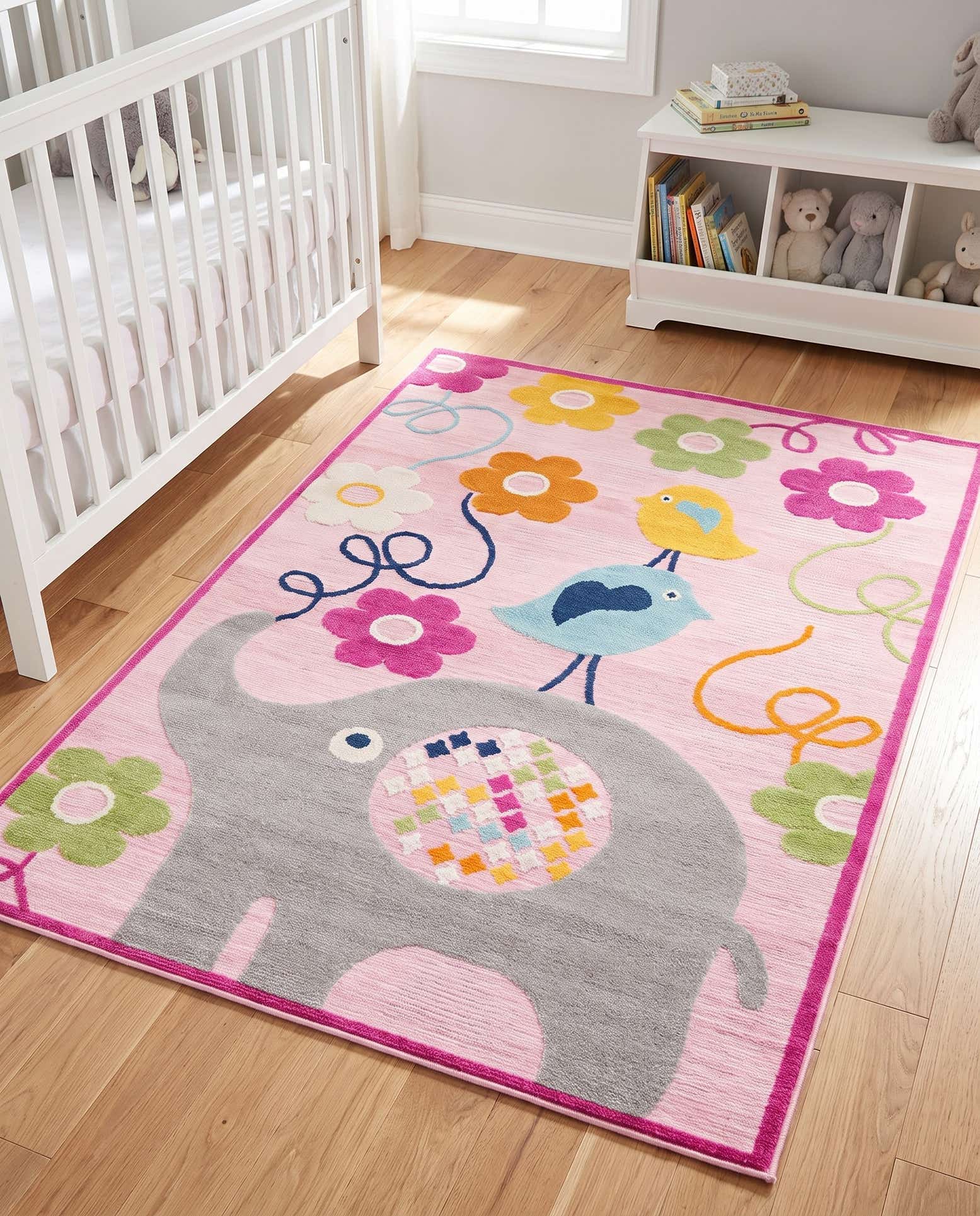 5' 3 x 7' 7 Easy-Clean Indoor / Outdoor Rug