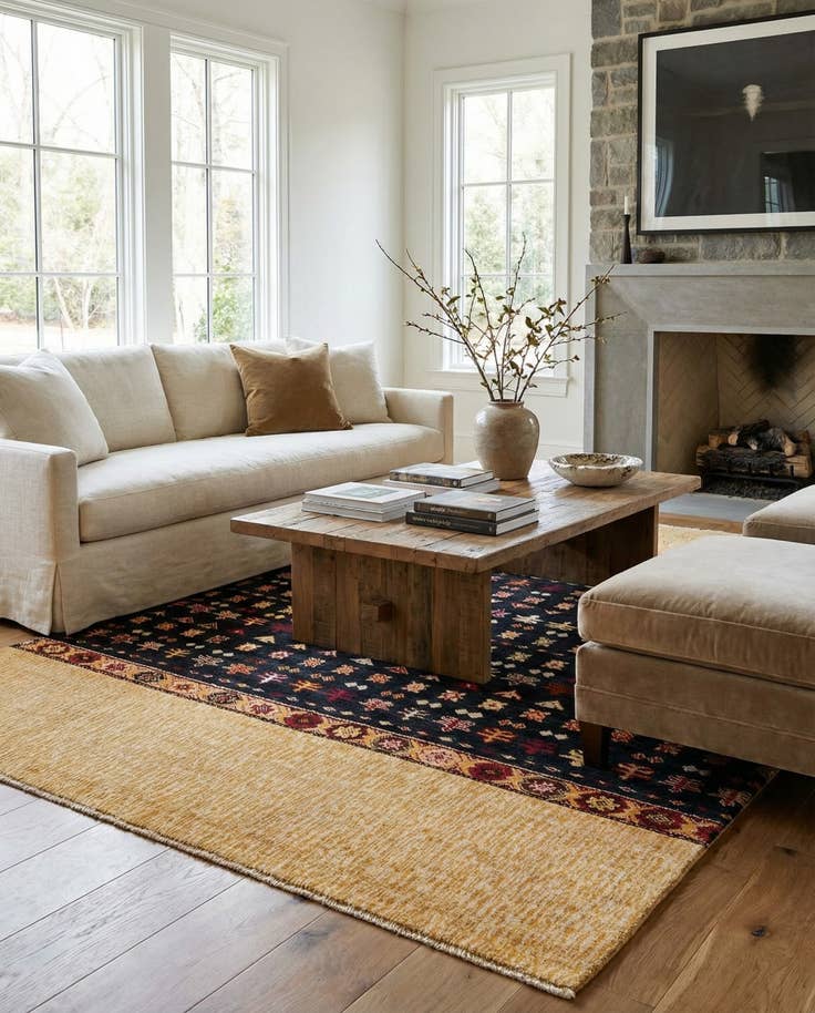 Detail image of 7' 10 x 10' 1 Hand Knotted Darya Rug