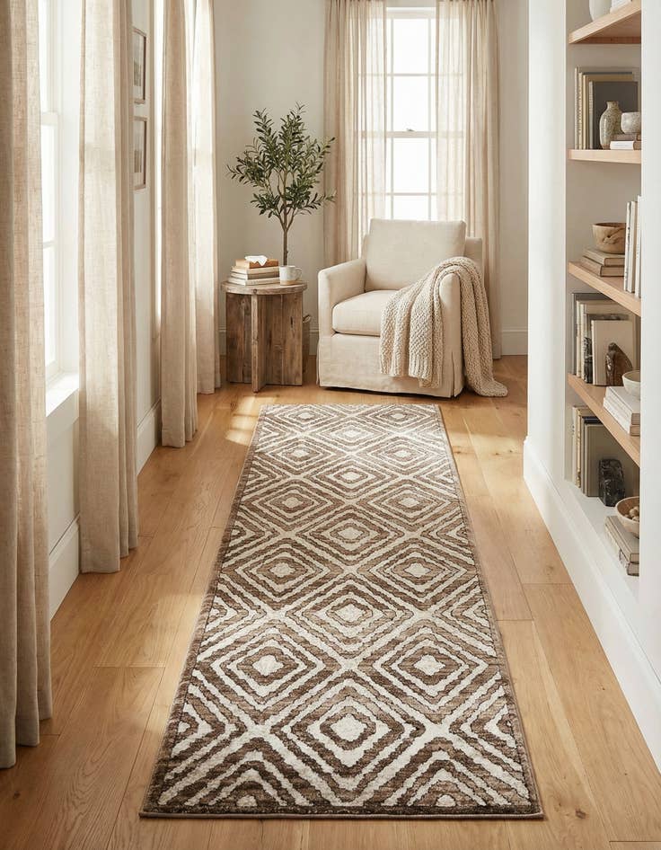 Detail image of 2' 7 x 12' Hermitage Runner Rug