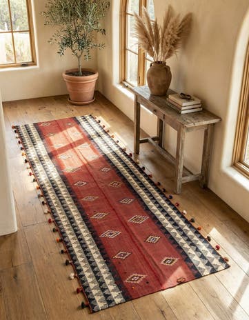 4' 5 x 11' 10 Jajim Runner Rug