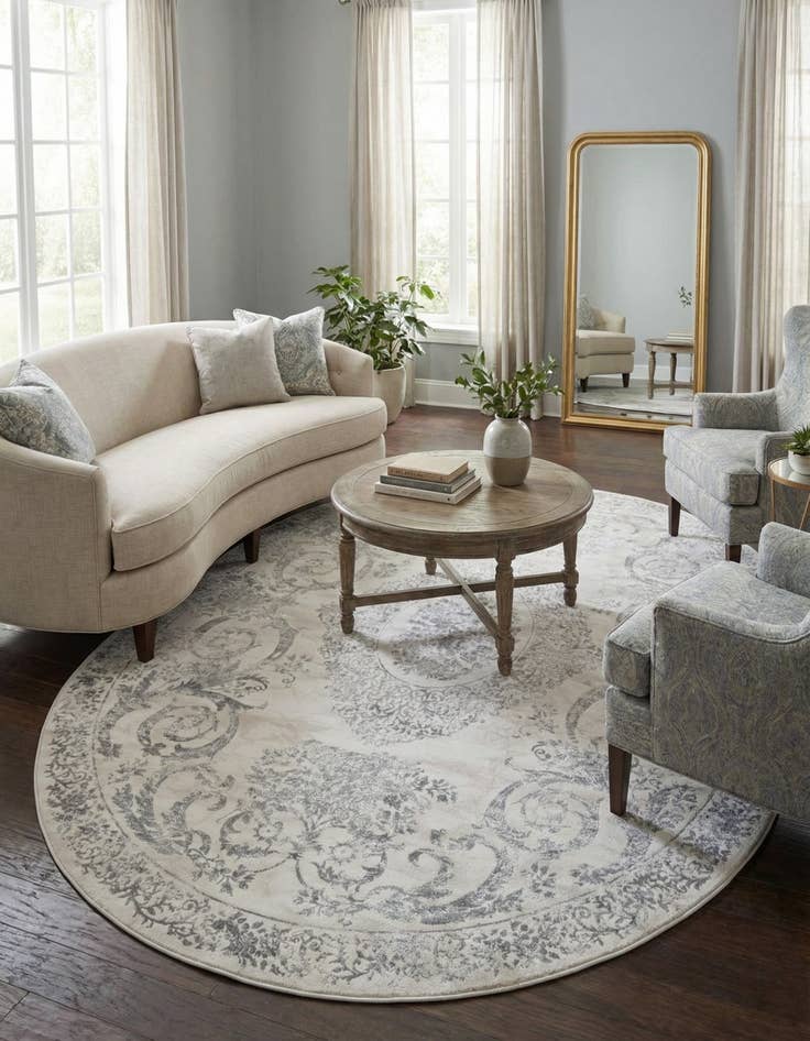 Detail image of  7' 10 x 10' Finsbury Oval Rug