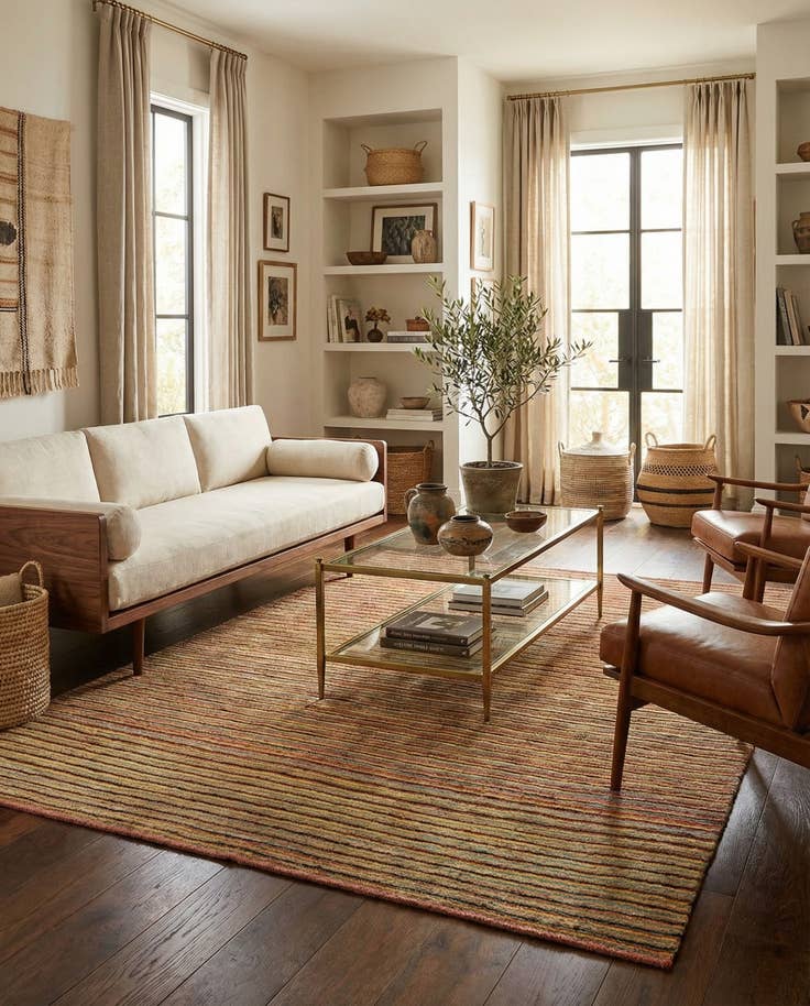 Detail image of 4' 11 x 6' 6 Juma Wool Rug