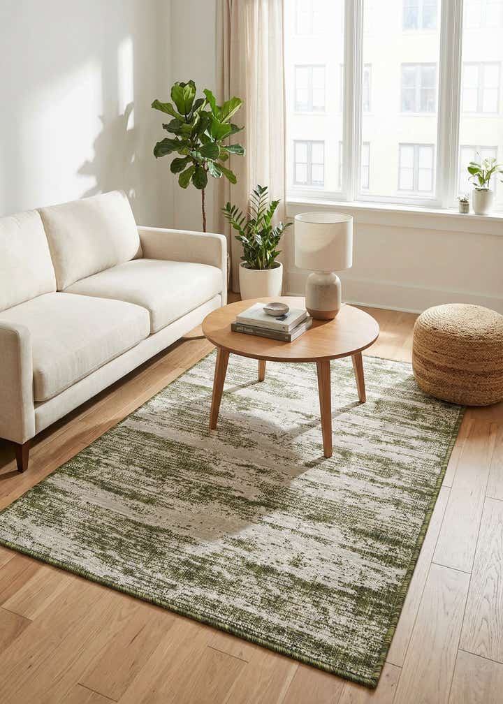 3' x 5' 3 Easy-Clean Modern Indoor / Outdoor Rug
