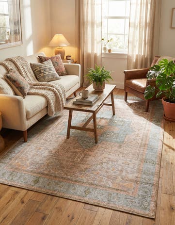 5' x 8' Washable Timeless Rug