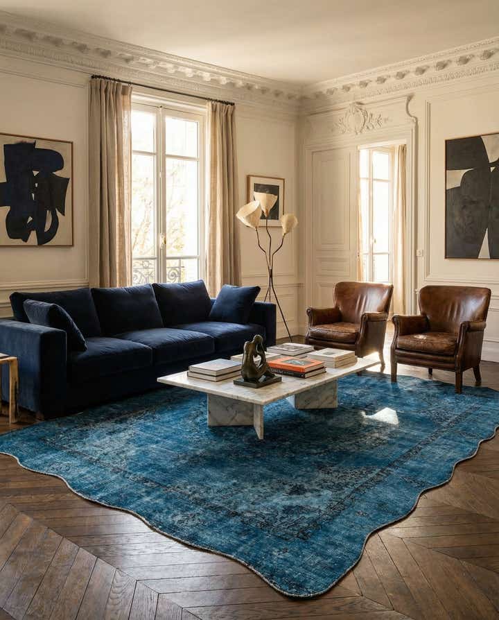 8' x 11' 2 Hand Knotted Ultra Vintage Persian Wool Rug