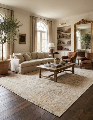 9' 5 x 12' 3 Hand Knotted Ultra Vintage Persian Wool Rug
