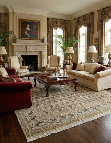 10' 2 x 13' 1 Kerman Wool Rug