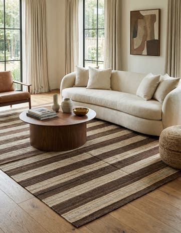 6' 5 x 11' 9 Hand Woven Kilim Modern Wool Rug