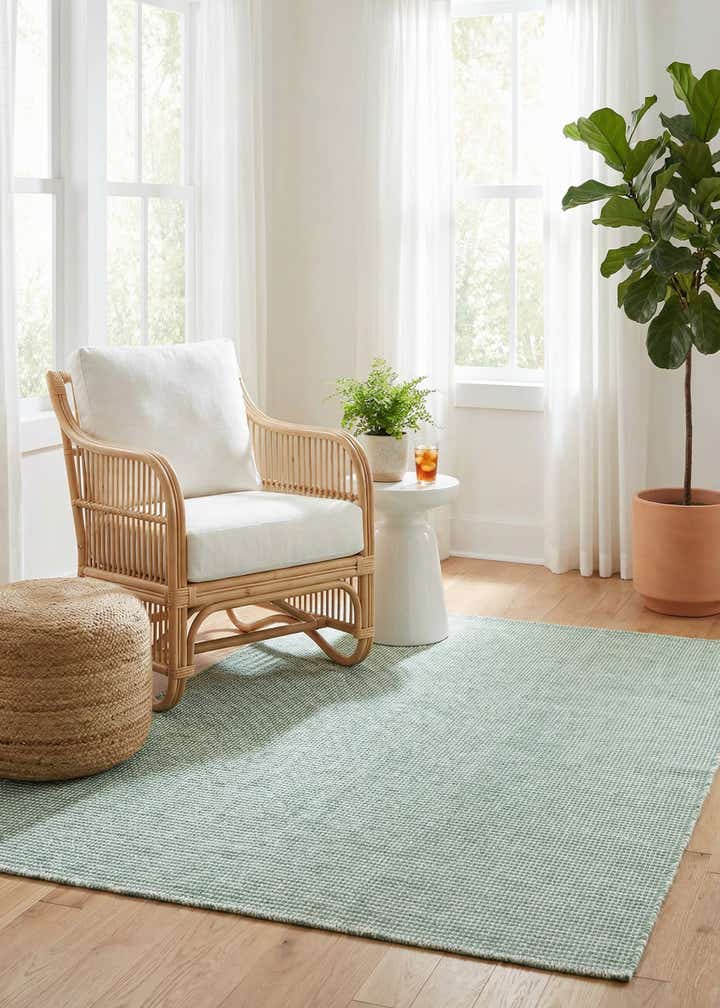 4' 1 x 6' 1 Easy-Clean Jill Zarin Palm Springs Indoor / Outdoor Rug