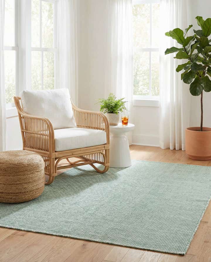 4' 1 x 6' 1 Easy-Clean Jill Zarin Palm Springs Indoor / Outdoor Rug