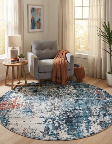 6' x 6' Leipzig Round Rug