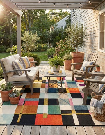 Easy-Clean Casablanca Indoor / Outdoor Rug