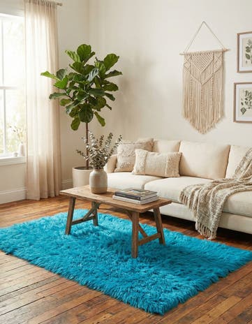 3' x 5' 6 Hand Knotted Moroccan Wool Rug