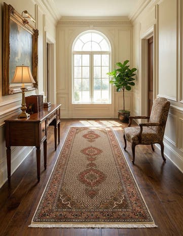 2' 8 x 10' Tabriz Mahi Wool Runner Rug