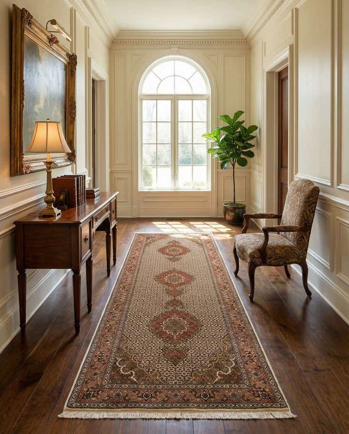 2' 8 x 10' Tabriz Mahi Wool Runner Rug