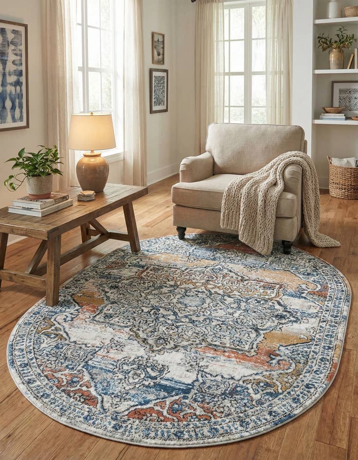 Detail image of 4' x 6' Nyla Oval Rug