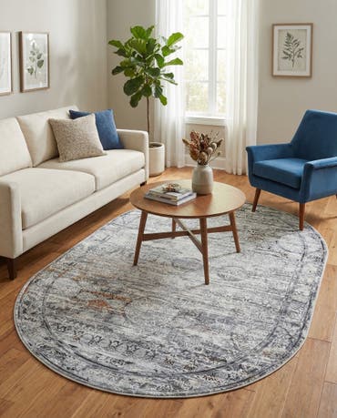  5' 3 x 8' Finsbury Oval Rug