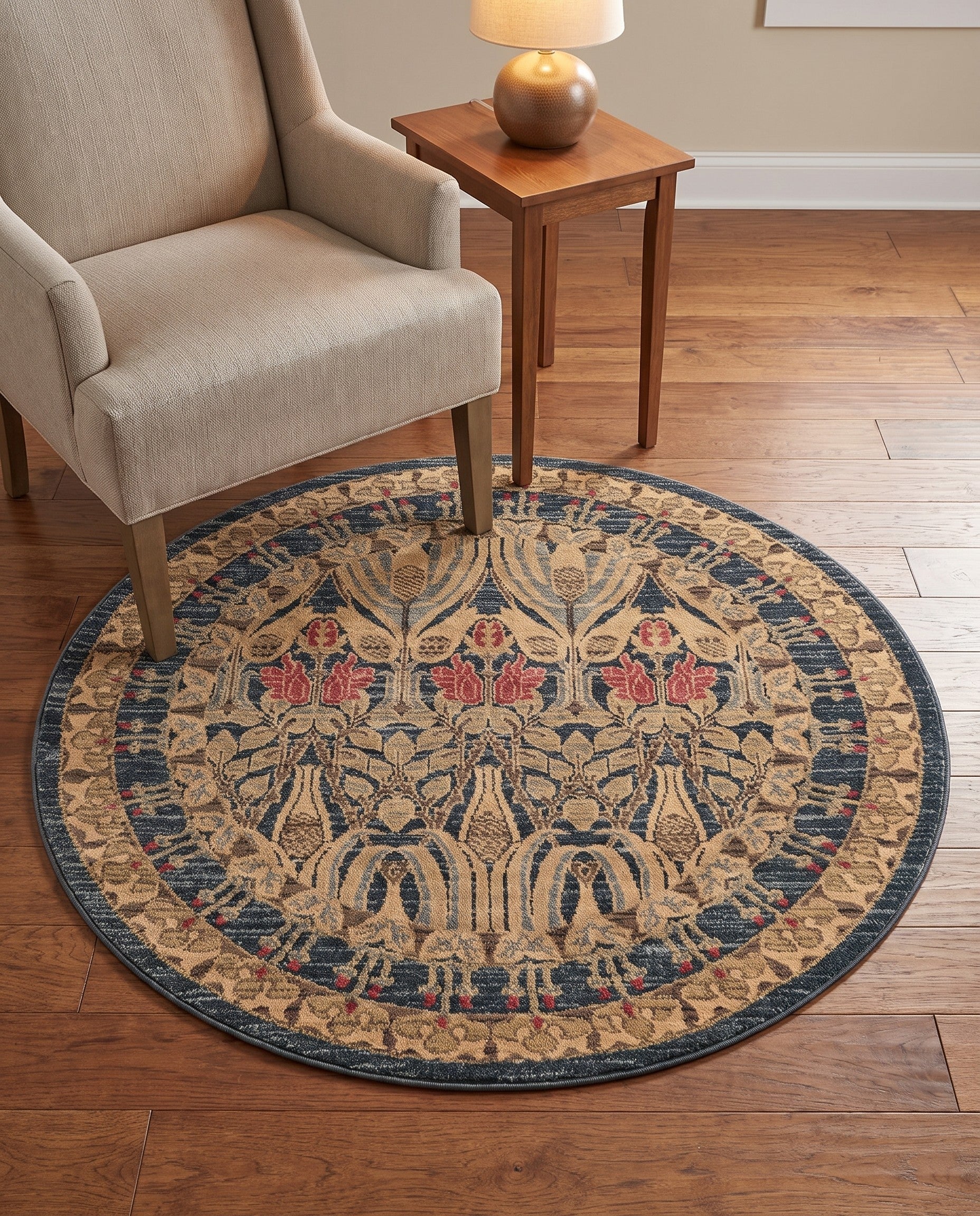 4' x 4' Kensington Round Rug