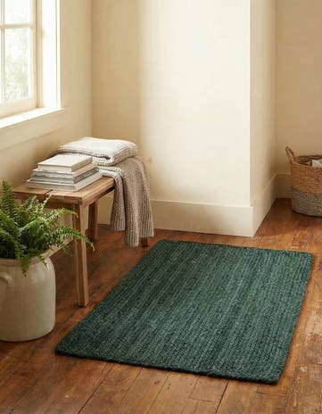 2' 2 x 3' 1 Handmade Braided Jute Rug