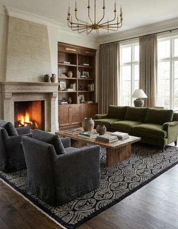 8' 1 x 10' 2 Hand Knotted Darya Wool Rug