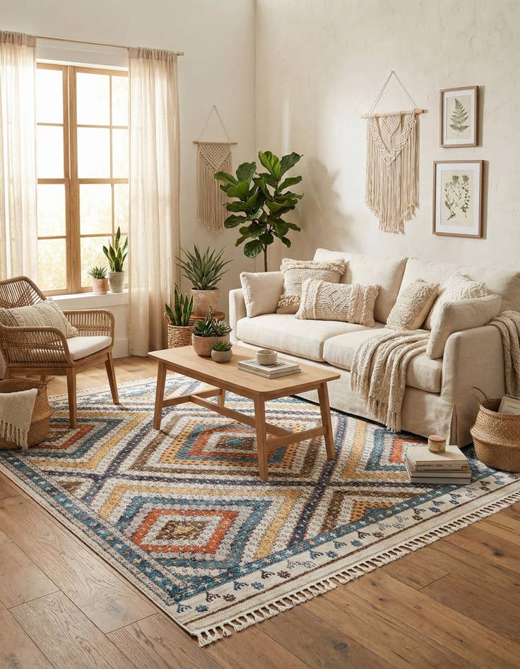 Detail image of 10' x 10' Aramis Square Rug