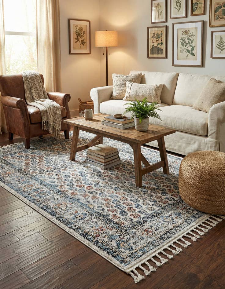 Detail image of 5' 3 x 8' Aramis Rug