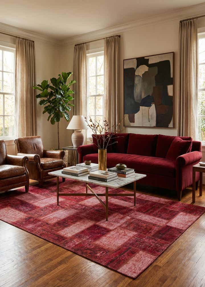 5' x 7' Hand Knotted Ultra Vintage Persian Wool Rug