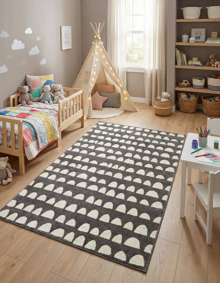 Detail image of 5' x 8' Whimsy Kids Rug