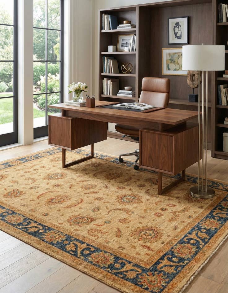 Detail image of 5' 8 x 7' 8 Ziegler Rug