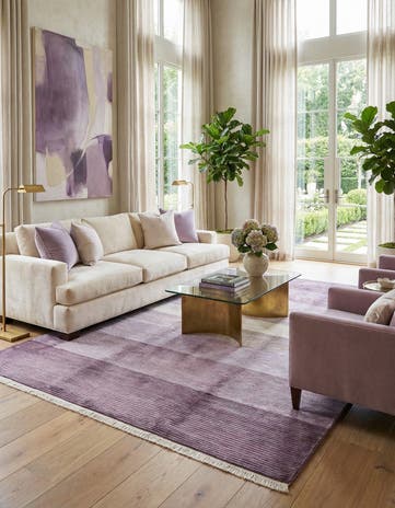 6' 7 x 9' 10 Hand Knotted Darya Wool Rug