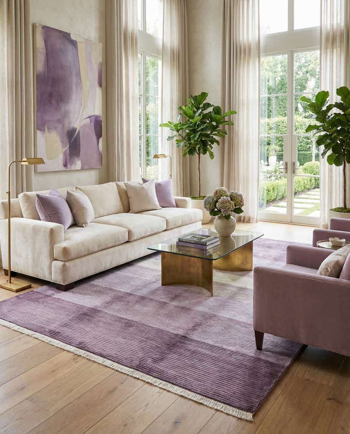 6' 7 x 9' 10 Hand Knotted Darya Wool Rug