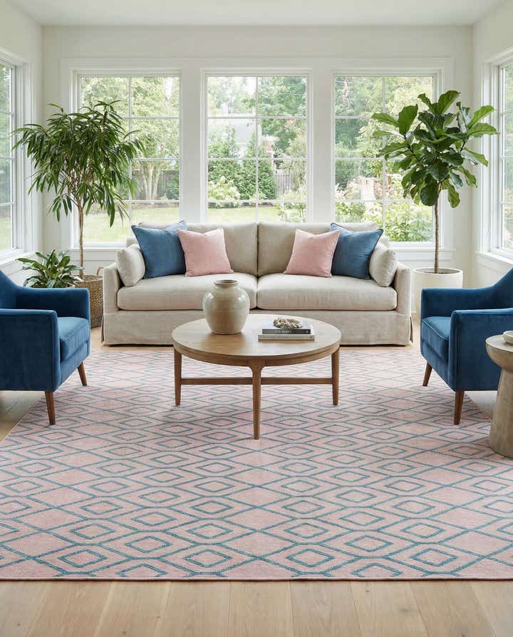 10' 8 x 10' 8 Easy-Clean Jill Zarin Turks and Caicos Indoor / Outdoor Square Rug