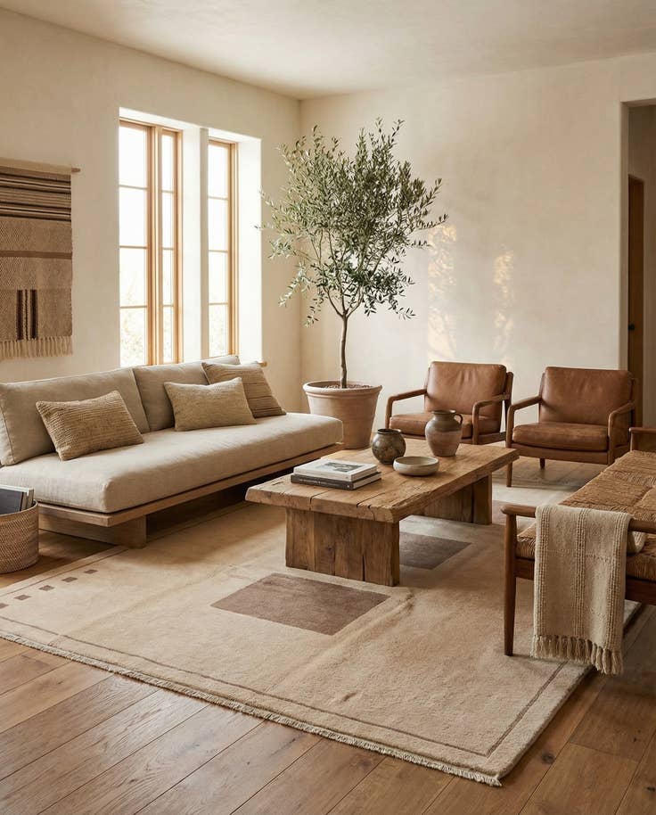 Detail image of 8' 1 x 11' 5 Hand Knotted Tibet Wool Rug