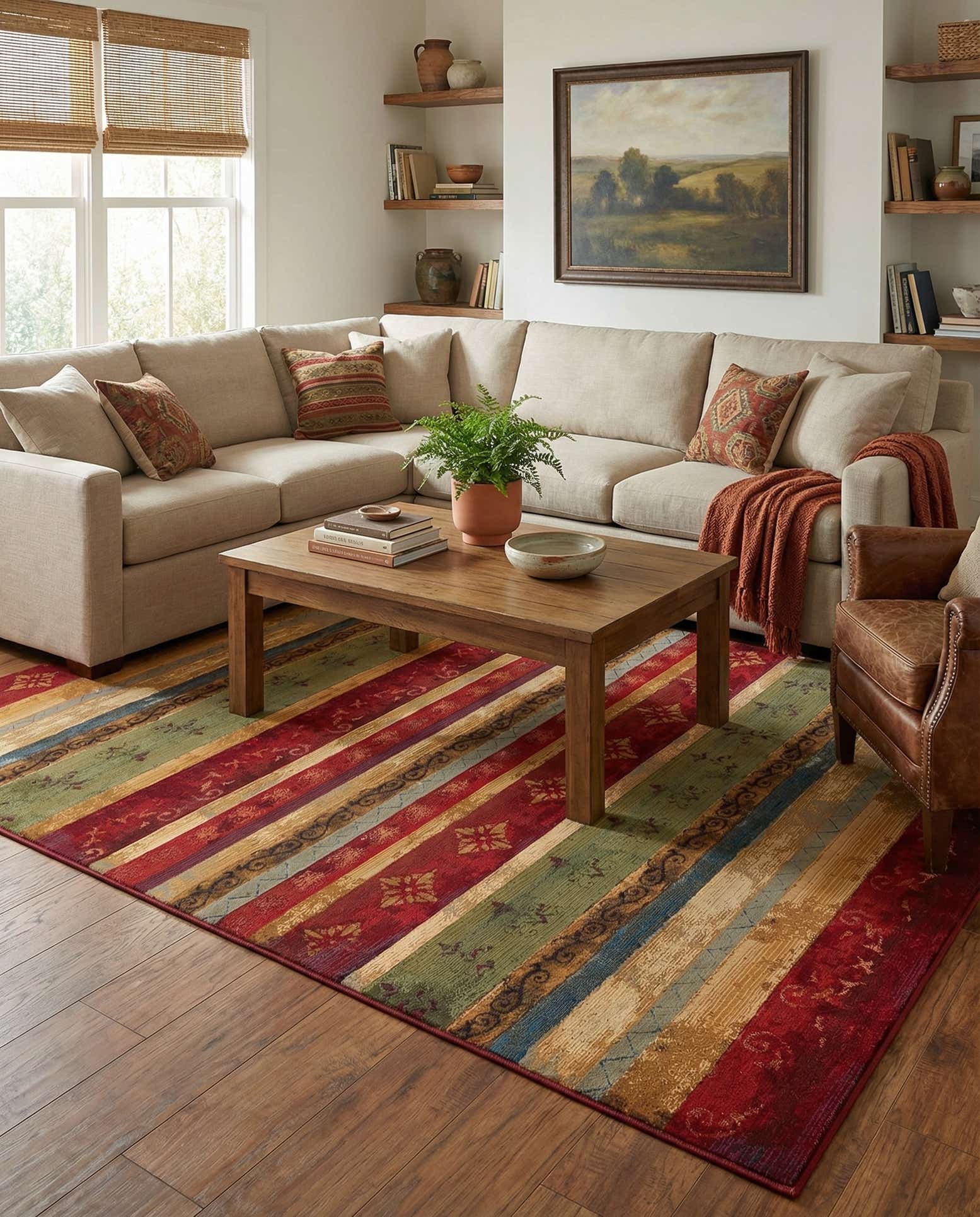 10' x 14' Easy-Clean Modern Indoor / Outdoor Rug