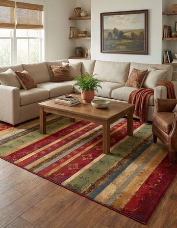 10' x 14' Easy-Clean Modern Indoor / Outdoor Rug