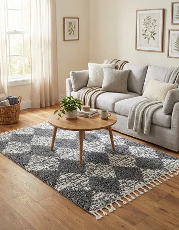 Gray Serenity Shag Rug