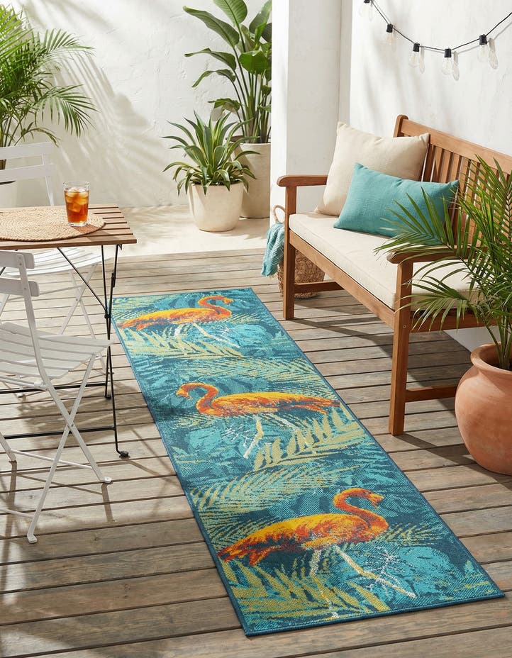 2' x 8' Easy-Clean Coastal Indoor / Outdoo...