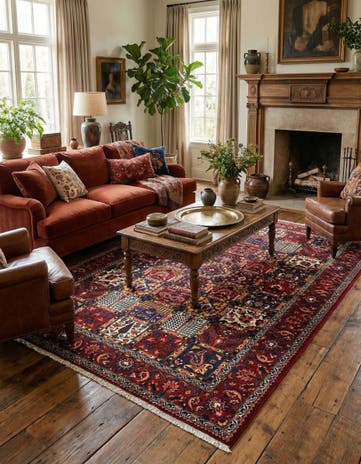 6' 8 x 9' 11 Bachtiar Wool Rug