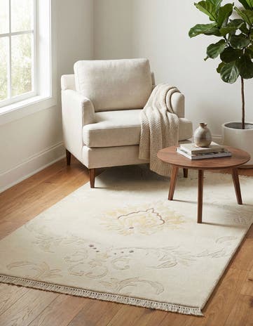2' 7 x 4' 10 Hand Knotted Darya Rug