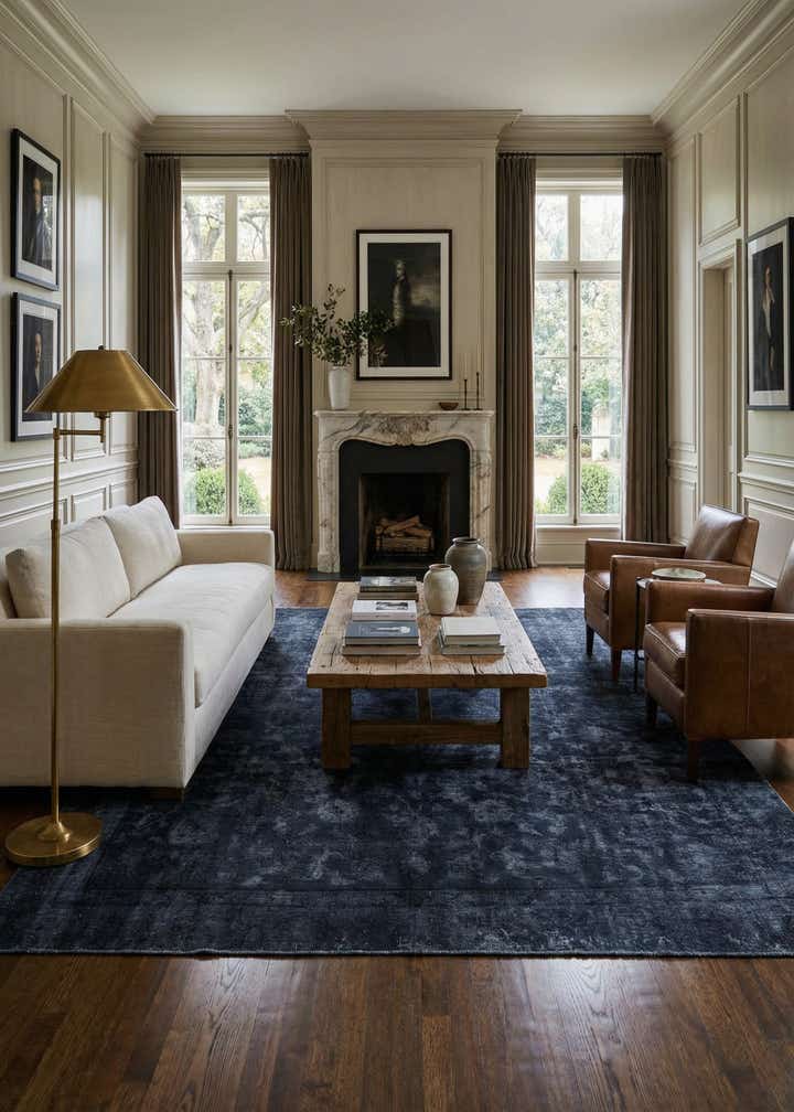 9' x 10' 8 Hand Knotted Ultra Vintage Persian Wool Rug