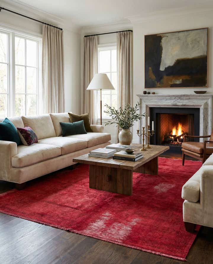 5' x 8' 6 Hand Knotted Ultra Vintage Persian Wool Rug