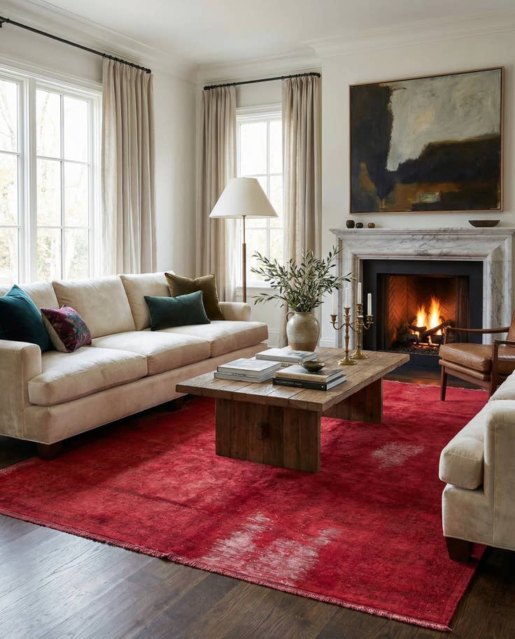 Detail image of 5' x 8' 6 Hand Knotted Ultra Vintage Persian Wool Rug